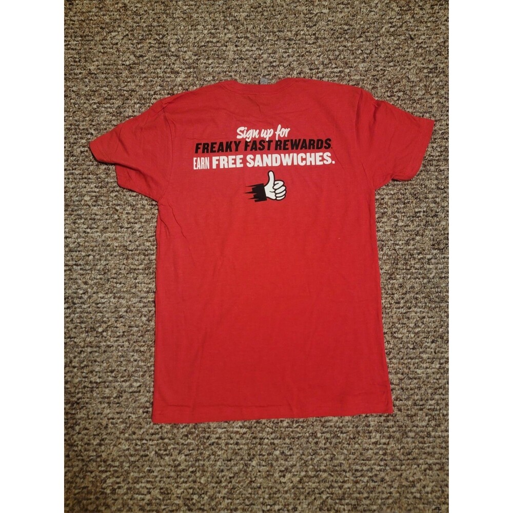 Jimmy John's Employee Freaky Fast Rewards T Shirt Small